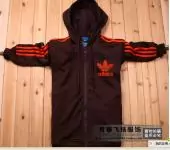 adidas 2019U vestes hommes femmes sport star pas cher brun orange